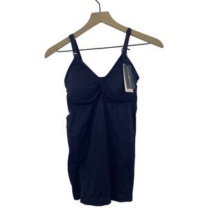 Blanqi Women's Medium Sublime Maternity & Nursing Post partum Tank black NWT
